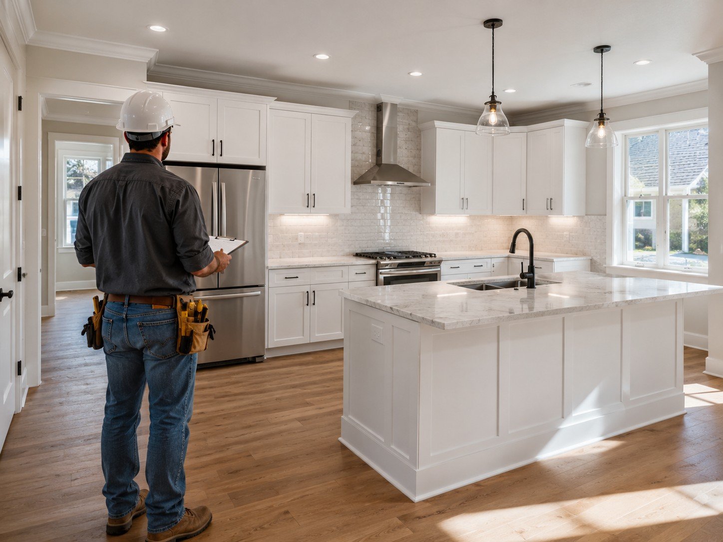Renovated kitchen inspection by HG Eagle Property Group